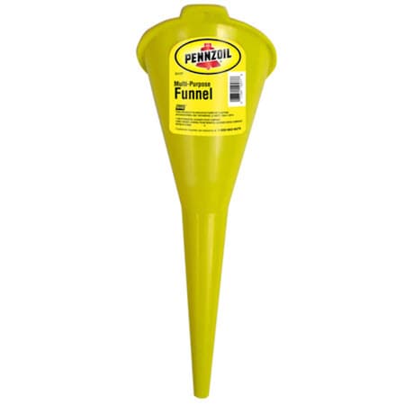 CUSTOM ACCESSORIES Pennzoil Yellow 15.3 in. H Polypropylene Funnel 31177